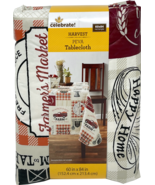 Celebrate Harvest PEVA Tablecloth (Farmhouse Patchwork) - $14.95+