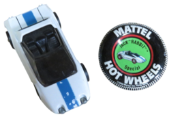 1969 Hot Wheels Redline Jack Rabbit Special White USA w/ Button - $39.55