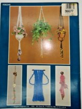 VTG 1990 Kappies Originals K90249 Easy To Do  Macrame&#39; 12 pages Patterns - $7.91