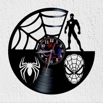 Vinyl Record Clock Peter Spiderman Parker Wall Clock Decoration Original Gift - £40.33 GBP