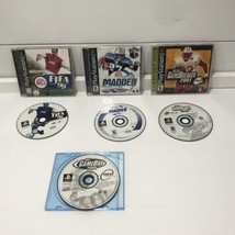 PS1 Game Lot Madden NFL 2001 Fifa 99 NFL Gameday 2000 NCAA Game Breaker 2001 - £24.60 GBP