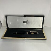 MONTBLANC Meisterstuck Black with Gold Trim Rollerball Pen With Palm Lea... - €139,20 EUR