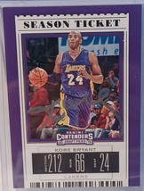 Panini Contenders Season Ticket Kobe Bryant Lakers Card #32 Signed NBA COA - £263.80 GBP