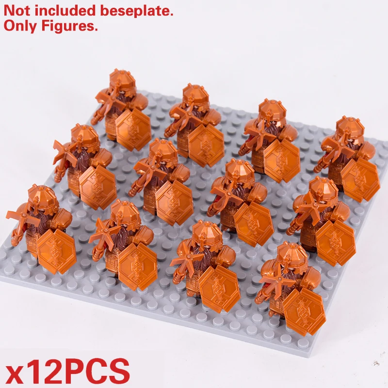 12 Dwarves 06 - Medieval Asgard Army Lotr Dwarf Pig Goat Chariot Animal ... - $20.29