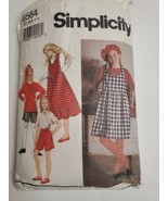 Sewing Pattern Youth Girls 7-14 CUT Romper Dress Shirt Shorts Simplicity... - £9.91 GBP