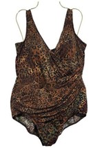 Miraclesuit Size 20 One-Piece Leopard Print Swimsuit  - $49.99