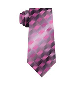 Van Heusen 3-D Geometric Tonal Silk Tie in Rose - $14.99