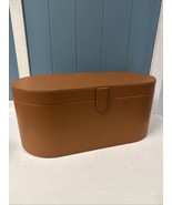 Dyson Airwrap Styler Leather Large Storage Hard Box Tan Brown Case Only - €21,18 EUR