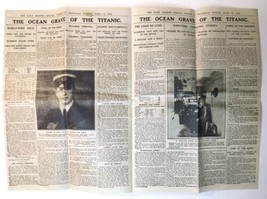 Titanic The Daily Chronicle April 20 1912 Nova Scotia Archives Repro Int... - £4.62 GBP