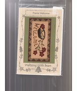 Waltzing With Bears Patterns Wall hanging Prairie Welcome - $7.98