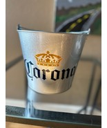 Corona Galvanized Metal Ice Bucket With Bottle Opener On Sides Holder Go... - £12.81 GBP