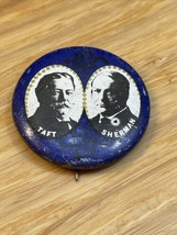 Vintage Reproduction Taft Sherman Presidential Political Campaign Button... - $11.88