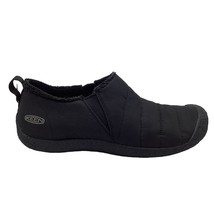 Keen Howser Shoes Men’s 11 Triple Black Slip On Fleece Faux Fur Lined Quilted - £23.46 GBP