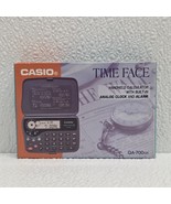 Casio Time Face Handheld Calculator with Built-in Analog Clock and Alarm... - $104.13 CAD