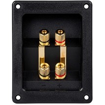 Dayton Audio - Bi-Amp Speaker Terminal Gold Binding Post - $38.99