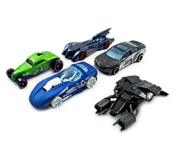  SET*5 Movie Car Models, Batman Hotwheels Scale 1:64, New - £32.44 GBP