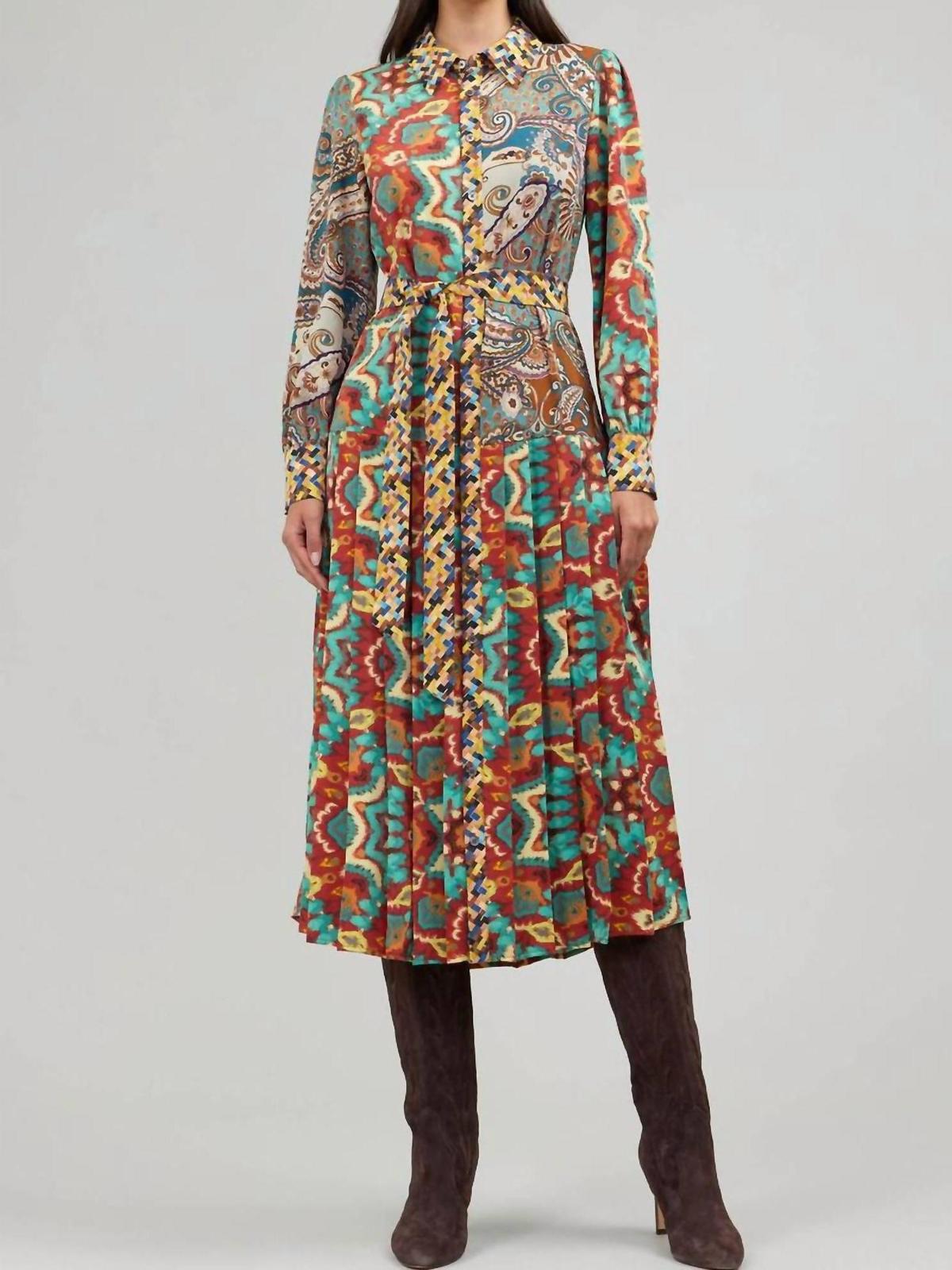 Current Air printed button down dress size M - $65.34