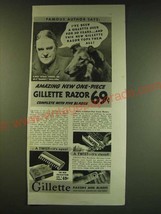 1938 Gillette Razors and Blades Ad - Albert Payson Terhune - £14.78 GBP
