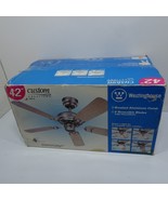 Westinghouse Brushed Aluminum 42&quot; Light Mape or White 5 Blade Fan With N... - €61,17 EUR