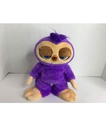 Zuru Purple Plush Doll Toy Animal 10 in tall Fifi the Flossing Pets Aliv... - $14.85