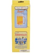 2-Deck Party Pack - Deluxe A*shole Card Game &amp; Beer! Fun Drinking Card Deck Game - £12.64 GBP