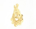 Clown Unisex Charm 14kt Yellow Gold 364888 - £72.26 GBP