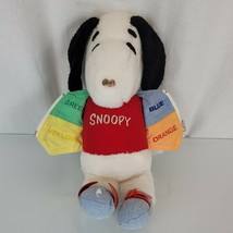 Knickerbocker SNOOPY Learn to Dress Vintage Peanuts Stuffed Plush Snoopy... - £31.64 GBP