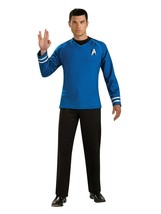 Rubies Star Trek Into The Darkness Grand Heritage Spock Shirt With Emblem Blue/B - £188.91 GBP