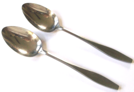 2 Soup Spoons N.S. Co. National Stainless Allison Pattern Japan 7.5&quot;*  - £6.65 GBP