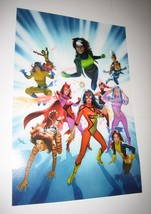 Women of Marvel Poster #21 A-Force Ladies Scarlet Witch Storm Dazzler MCU Mayhew - £28.14 GBP