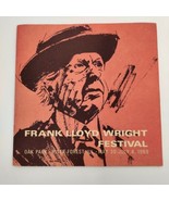RARE Vintage 1969 Frank Lloyd Wright Festival Oak Park &amp; River Forest Pr... - £337.93 GBP