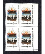 *US Scott #1420 The Landing of the Pilgrims 1970 - 6c MNH  Block of 4 - $2.64 CAD