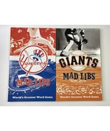 Mad Libs Giants And Yankees Books Worlds Greatest Word Game Unused - £7.65 GBP