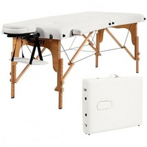 Portable Adjustable Facial Spa Bed  with Carry Case-White - Color: White - €156,08 EUR