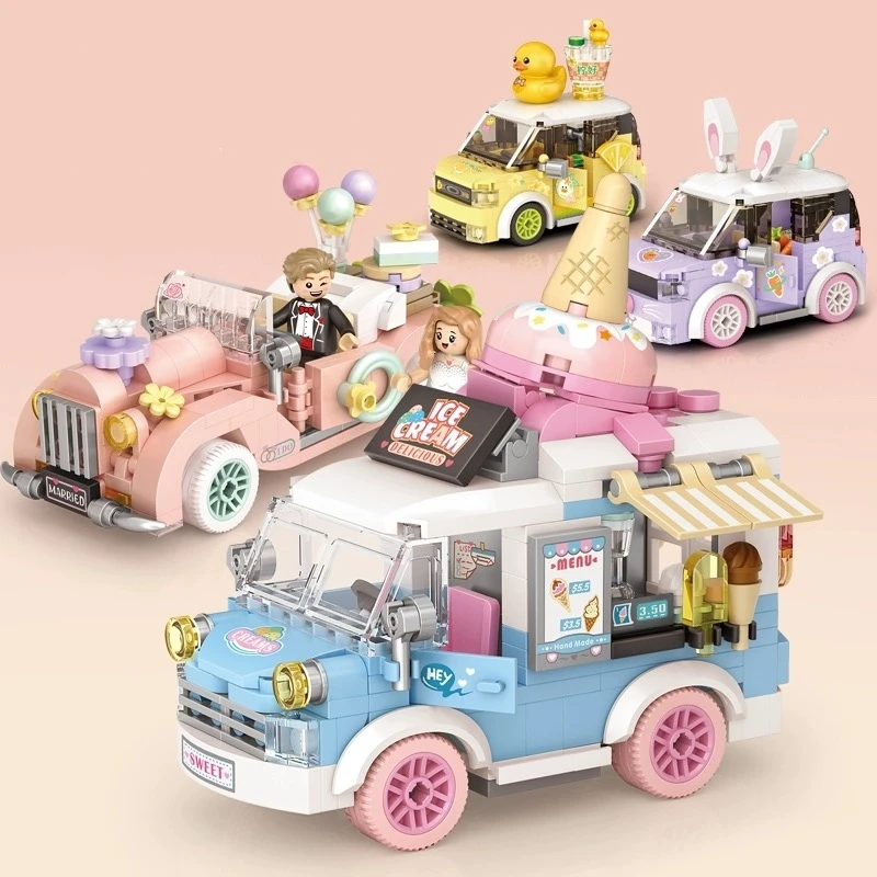 LOZ mini Blocks Teens Building Toys DIY Bricks Cute Car Model Women Gift... - £13.18 GBP+