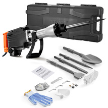 VEVOR Demolition Jack Hammer, 2200W Jack Hammer Concrete Breaker, 1350 BPM - $139.99