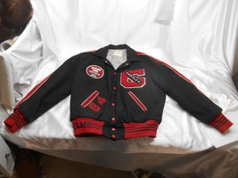 Old Vtg 1984 Chardon High School Ohio Varsity Letter Jacket Sports Champions Coa - £79.12 GBP