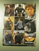 1990 Harley-Davidson Motor Clothes Ad - Feel the difference - £14.55 GBP