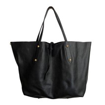 Annabel Ingall Isabell Large Black Pebbled Leather Tote Bag - $193.05