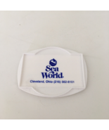 Vintage Sea World Ohio business card holder for desk movie photo prop - $27.16 CAD