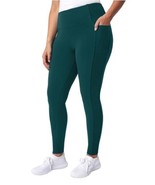 Mondetta Womens Leggings Green Pockets Stretch Moisture Wicking High-Rise - $53.50 CAD