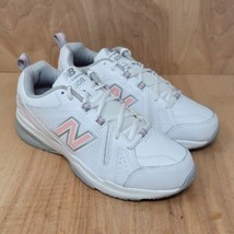 New Balance 608 Women&#39;s Sneakers Sz 10.5 Walking Shoes WX608WP5 White Pink - £32.85 GBP