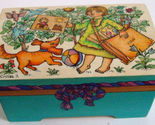 Hand Painted Wooden Box "Child &amp; She Art" by Dimitry Zhukov Signed-
show... - $96.94
