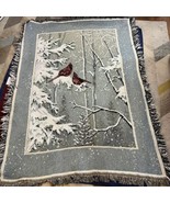 Vintage The Manual Woodworkers &amp; Weavers Peace in the Pines Tapestry throw  - $45.00