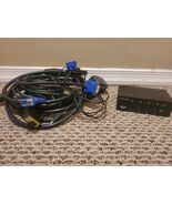 Monoprice 2x4 VGA Matrix VX-8204F 2 Input 4 Output + 6 VGA Cables - $727.72 MXN