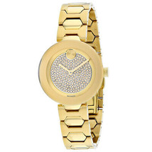 Movado Women&#39;s Bold Gold Dial Watch - 3600492 - £411.94 GBP