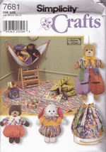 Simplicity Sewing Pattern 7681 Pajama Laundry Toy Bags Hammock New French Only - £5.58 GBP
