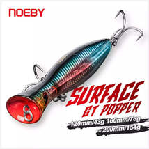 Noeby Popper Fishing Lures 12cm43g 16cm78g 20cm150g Saltwater Topwater F... - £4.19 GBP+