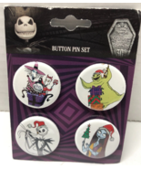 Disney Nightmare Before Christmas Set of 4 Pins NEW - $4.95
