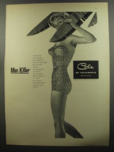 1953 Cole of California Swimsuit by Margit Fellegi Advertisement - Man Killer - $18.49